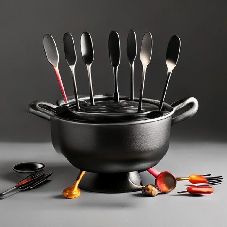 cast iron fondue set cast iron fondue set