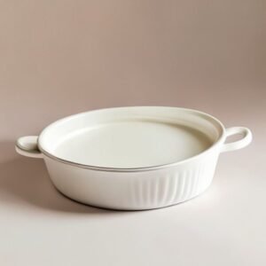 ceramic casserole dish with lid