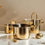 rivn co 10 piece brushed gold handle set