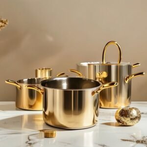 rivn co 10 piece brushed gold handle set