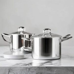 rivn co 10 piece professional stainless steel cookware set