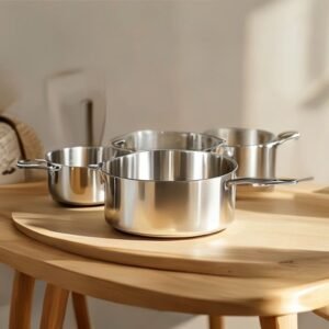 rivn co 7 piece tri ply induction ready set