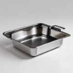 stainless steel roasting pan with rack